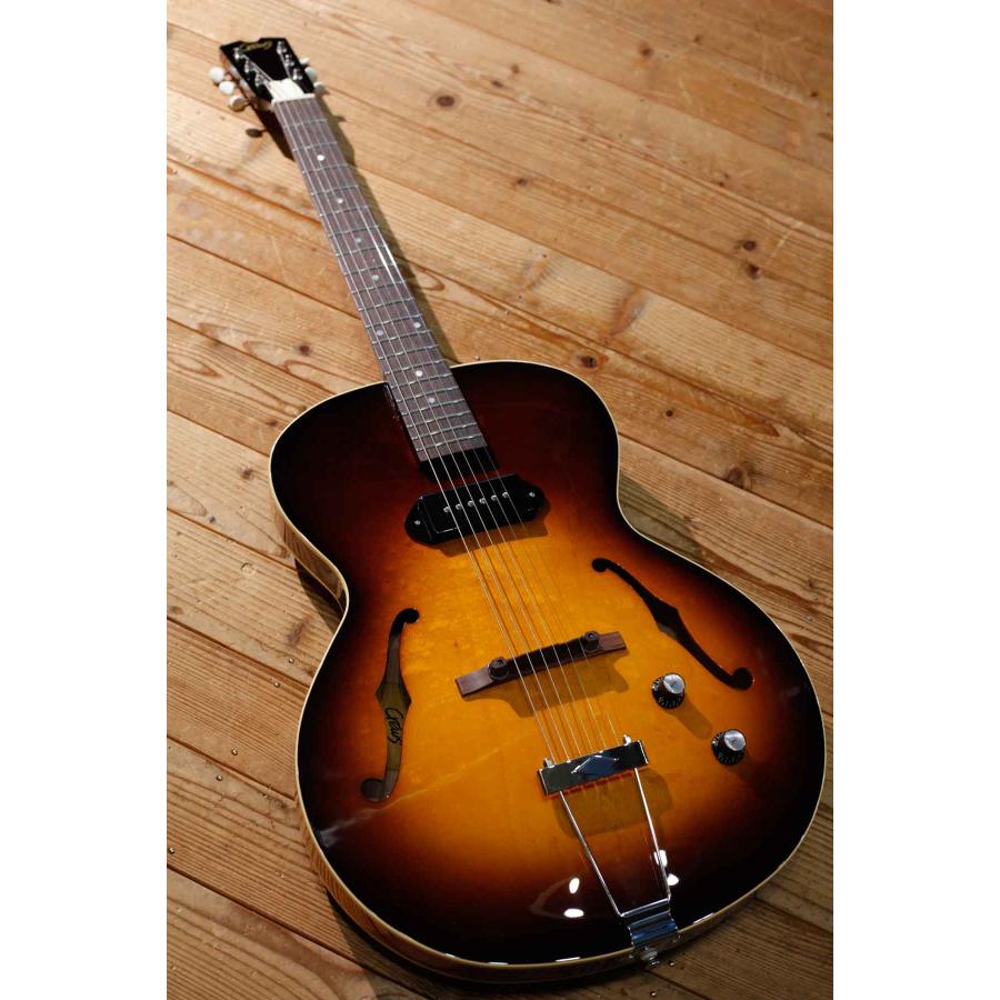 Crews Maniac Sound / CP-02 Vintage Sunburst 薄型フルアコモデル P90