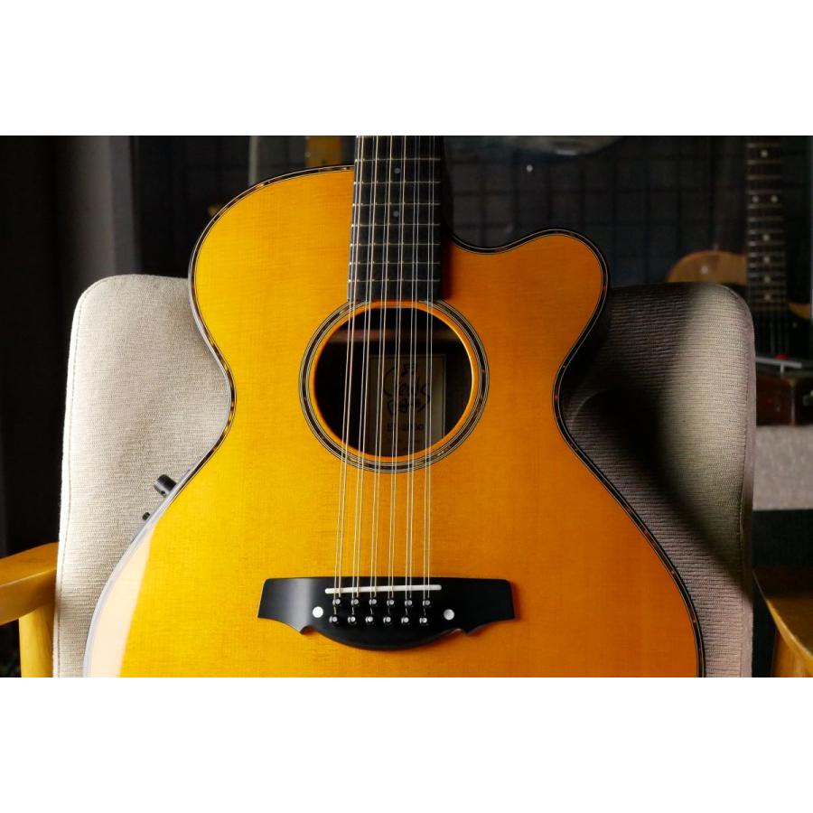 Bugs Gear ９弦エレアコギター　中古品 Crews Maniac Sound / ES-2000 Natural Yellow 12弦ギター