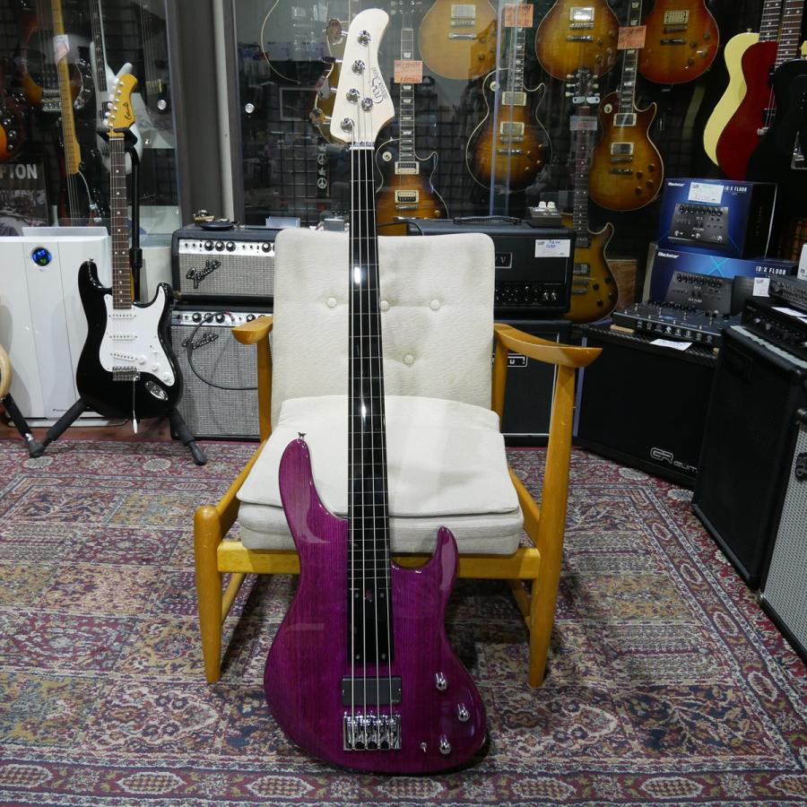 Crews Maniac Sound / Jackson 4 / Purple / フレットレス ベース / チョイキズ品 / EMG / Crews クルーズ / サイドパーク店在庫品_1