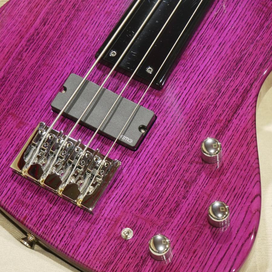 Crews Maniac Sound / Jackson 4 / Purple / フレットレス ベース / チョイキズ品 / EMG / Crews クルーズ / サイドパーク店在庫品_3