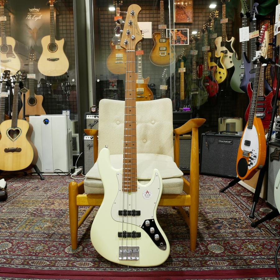 Bacchus / WJB-1DX RSM/M OWH (Olympic White) バッカス ベース 4弦