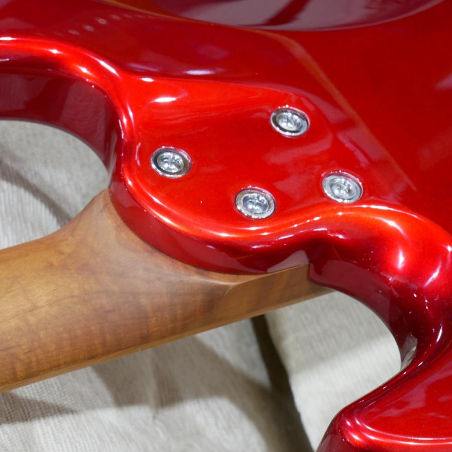 美品 バッカス BJB-450 ベース キャンディアップルレッド 美品 バッカス BJB-450 ベース キャンディアップルレッド