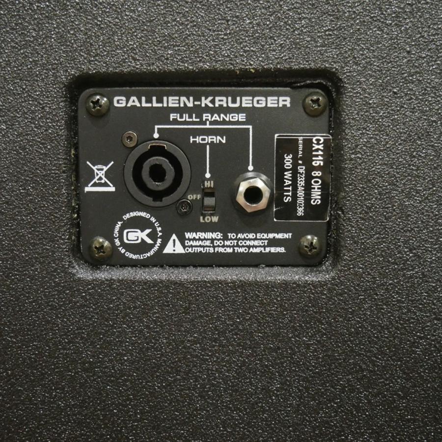 GALLIEN-KRUEGER / CX 115 8Ω 300watt アウトレット特価 15インチ1発
