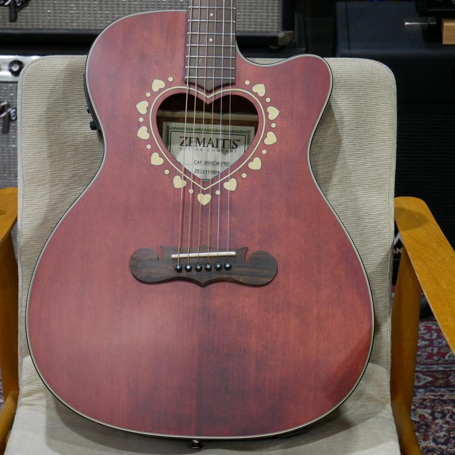 Zemaitis CAF-85H Faded Red 超美品！ ギグバッグ付 Zemaitis