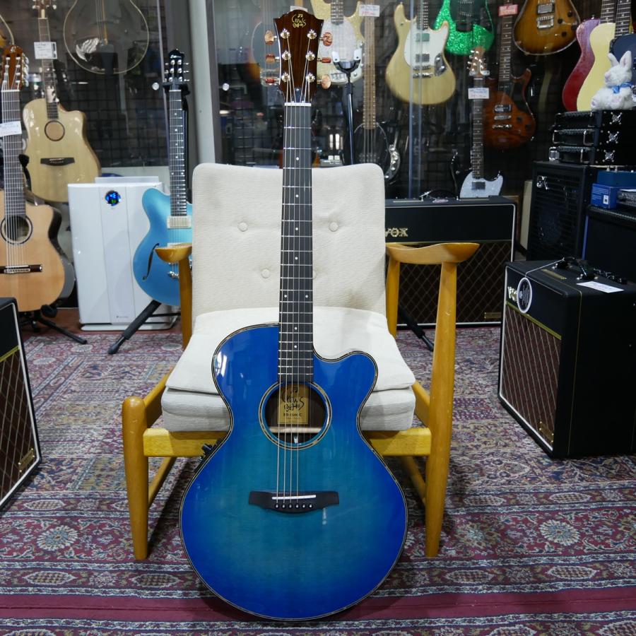 Crews Maniac Sound / ES-1500C / Blue Burst / エレアコ / ピックアップ搭載 / 薄胴 / 薄型 / Crews クルーズ / サイドパーク店在庫品の画像
