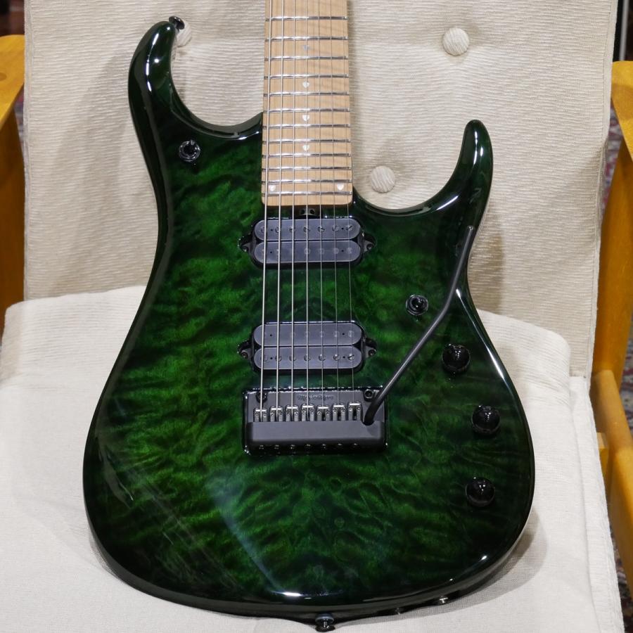 Music Man MUSIC MAN / JP15 7 String / Green Tiger Eye Quilt / 7弦