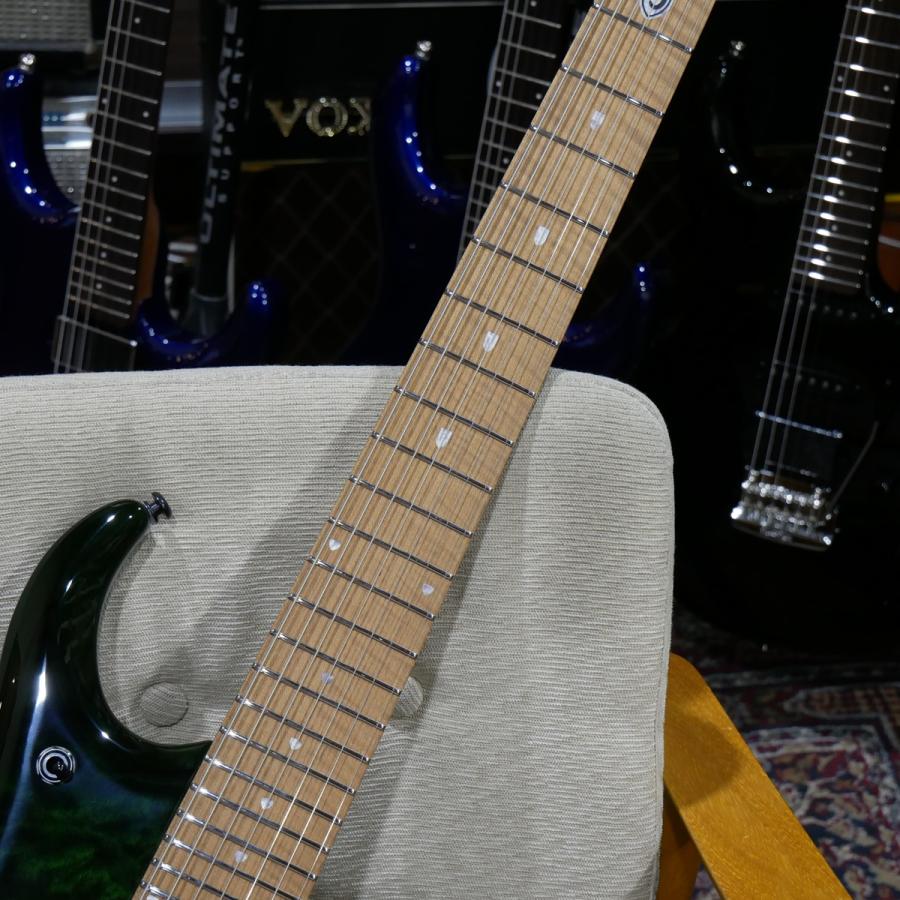 Music Man MUSIC MAN / JP15 7 String / Green Tiger Eye Quilt / 7弦