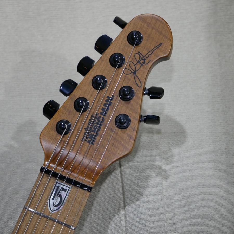 Music Man MUSIC MAN / JP15 7 String / Green Tiger Eye Quilt / 7弦