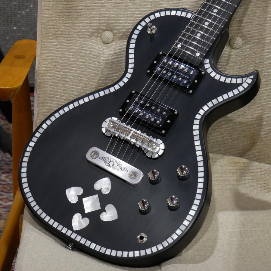 Zemaitis C24SU BLACK PEARL HEART<布袋> Zemaitis / IFG-AC-24 Heart Black ゼマイティス パールインレイ 布袋