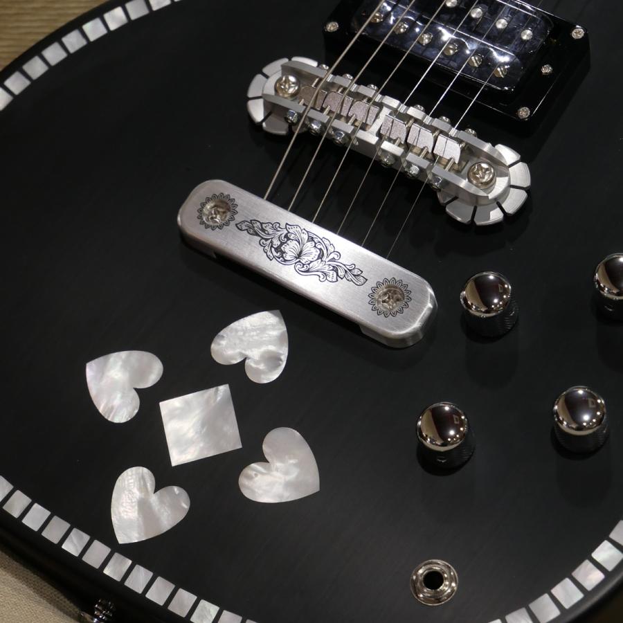 Zemaitis / IFG-AC-24 Heart Black ゼマイティス パールインレイ 布袋