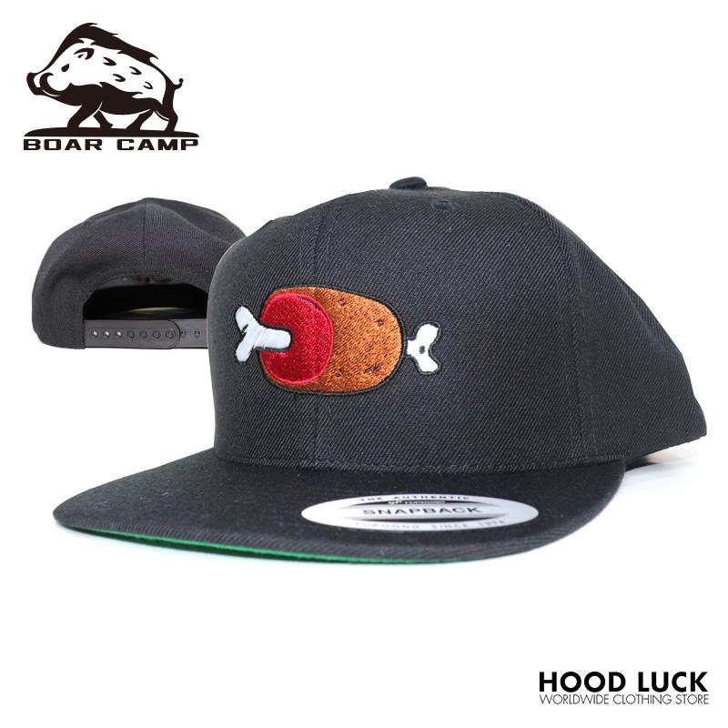 Boar Camp ボアキャンプ 骨付き肉 刺繍 イノシシ スナップバック キャンプブランド メンズ レディース 帽子 キャップ Cp Boarcamp002 Hood Luck 通販 Yahoo ショッピング