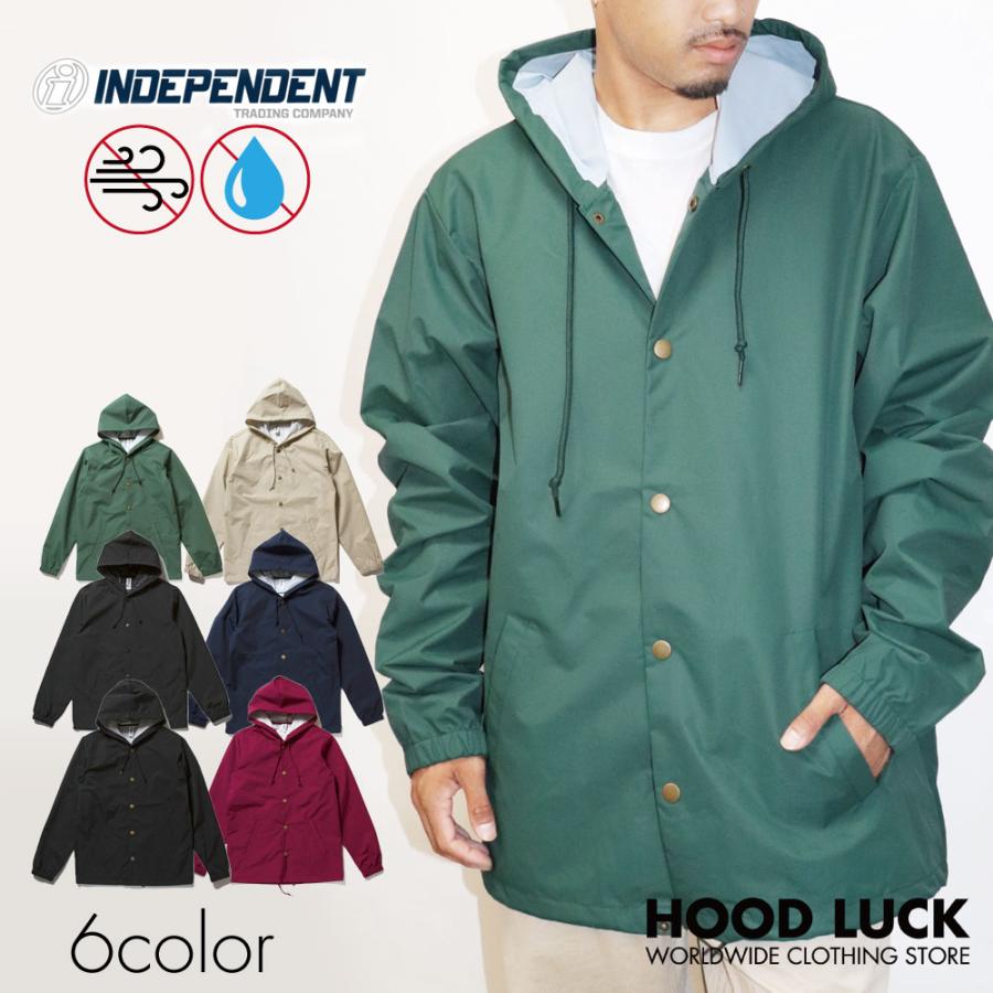 コーチジャケット フード付き インデペンデント INDEPENDENT コーチジャケット フード付き インデペンデント INDEPENDENT