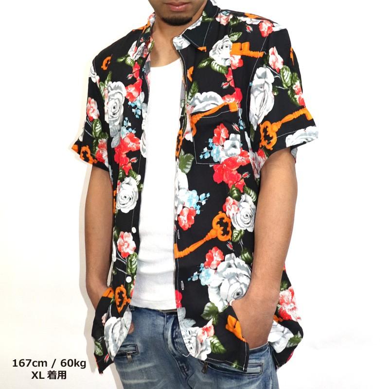 メゾンノワール Maisonnoir Yシャツ 柄シャツ アロハシャツ ボタニカル 総柄 大きいサイズ 花柄 メンズシャツ ストリート 衣装 鍵 キー ボタンシャツ Ss Maison Mn07 Hood Luck 通販 Yahoo ショッピング
