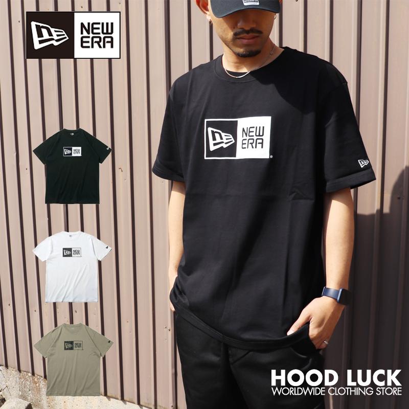 ニューエラ Tシャツ ボックスロゴ New Era コットン Tシャツ ニューエラー 夏 定番 ロゴ 帽子 Boxlogo 半袖 夏 プレゼント メンズ レディース St Newera 003 Hood Luck 通販 Yahoo ショッピング