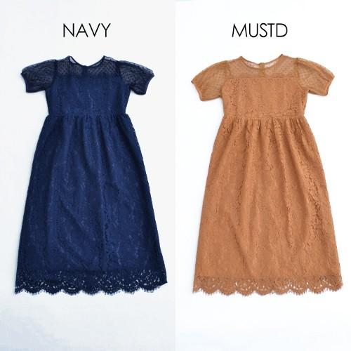 Merlot Plus メルロー プリュス 7533 デコルテドット チュールレース ワンピース レディース ドレス スカート 可愛い 結婚式 パーティー Select Shop Hooga 通販 Yahoo ショッピング