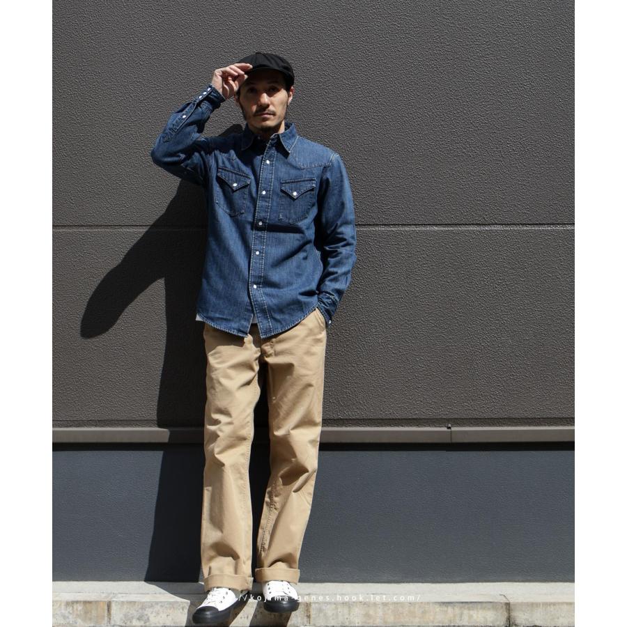 児島ジーンズ 公式通販 デニム ウエスタンシャツ ユーズドウェル KGR