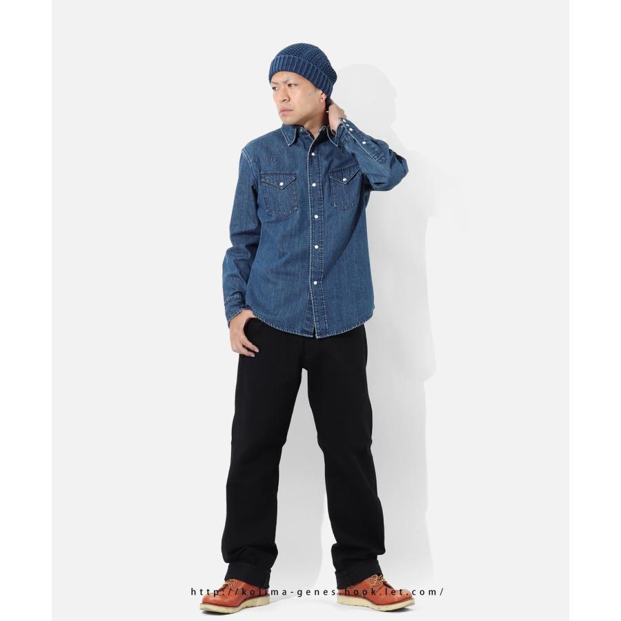 児島ジーンズ 公式通販 デニム ウエスタンシャツ ユーズドウェル KGR