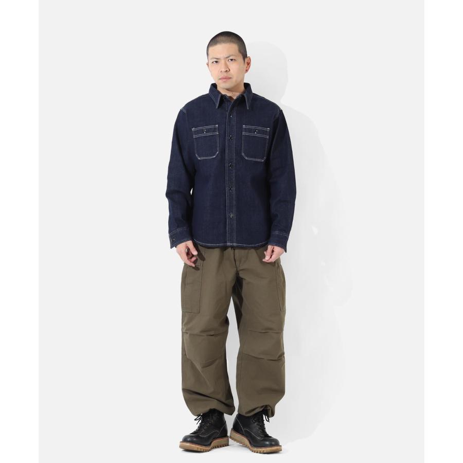 児島ジーンズ 公式通販 12oz セルビッチ ワークシャツ KGR by Kojima Genes | 児島ジーンズ | 07