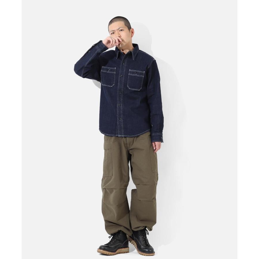 児島ジーンズ 公式通販 12oz セルビッチ ワークシャツ KGR by Kojima Genes | 児島ジーンズ | 08