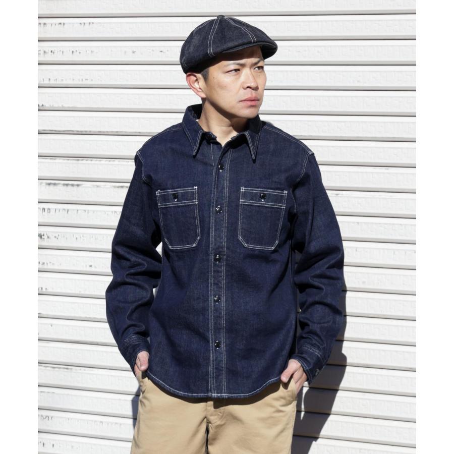 児島ジーンズ 公式通販 12oz セルビッチ ワークシャツ KGR by Kojima Genes | 児島ジーンズ | 10