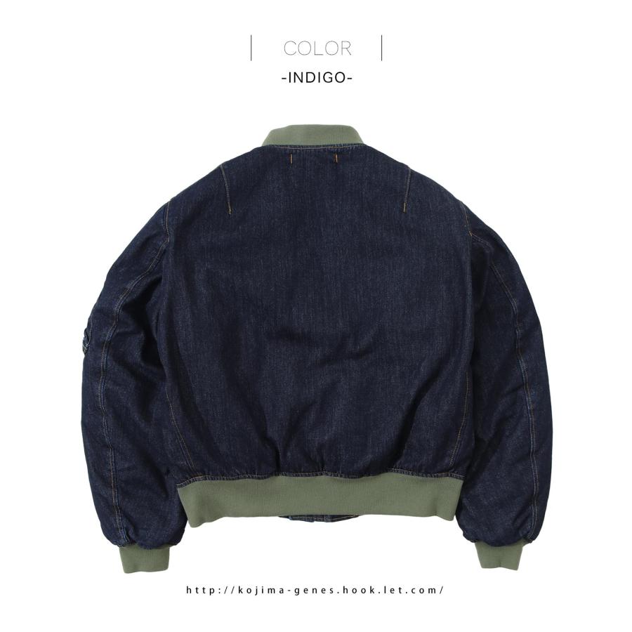 児島ジーンズ 公式通販 デニム MA-1 フライトジャケット KGR-504 | 児島ジーンズ | 12