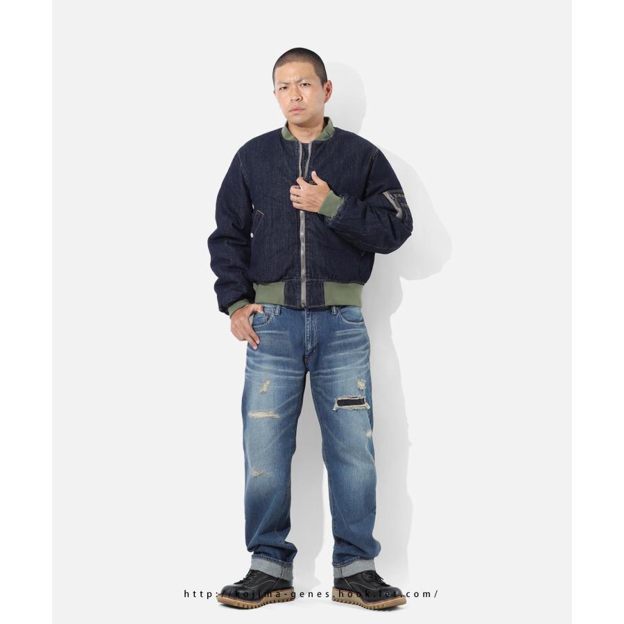 児島ジーンズ 公式通販 デニム MA-1 フライトジャケット KGR-504 | 児島ジーンズ | 07