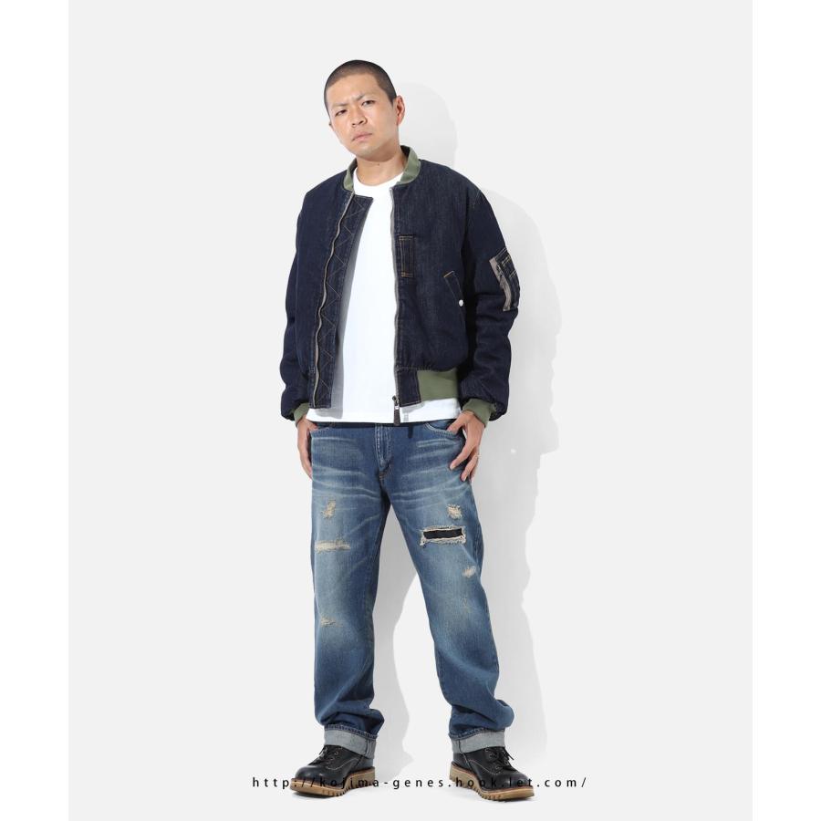 児島ジーンズ 公式通販 デニム MA-1 フライトジャケット KGR-504 | 児島ジーンズ | 08