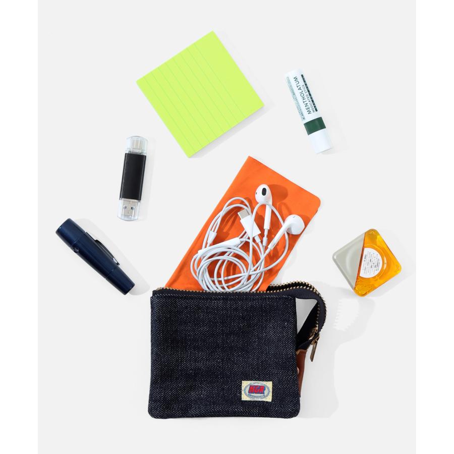 児島ジーンズ 公式通販 セルビッチ デニム ポーチM KGR by Kojima Genes | 児島ジーンズ | 05