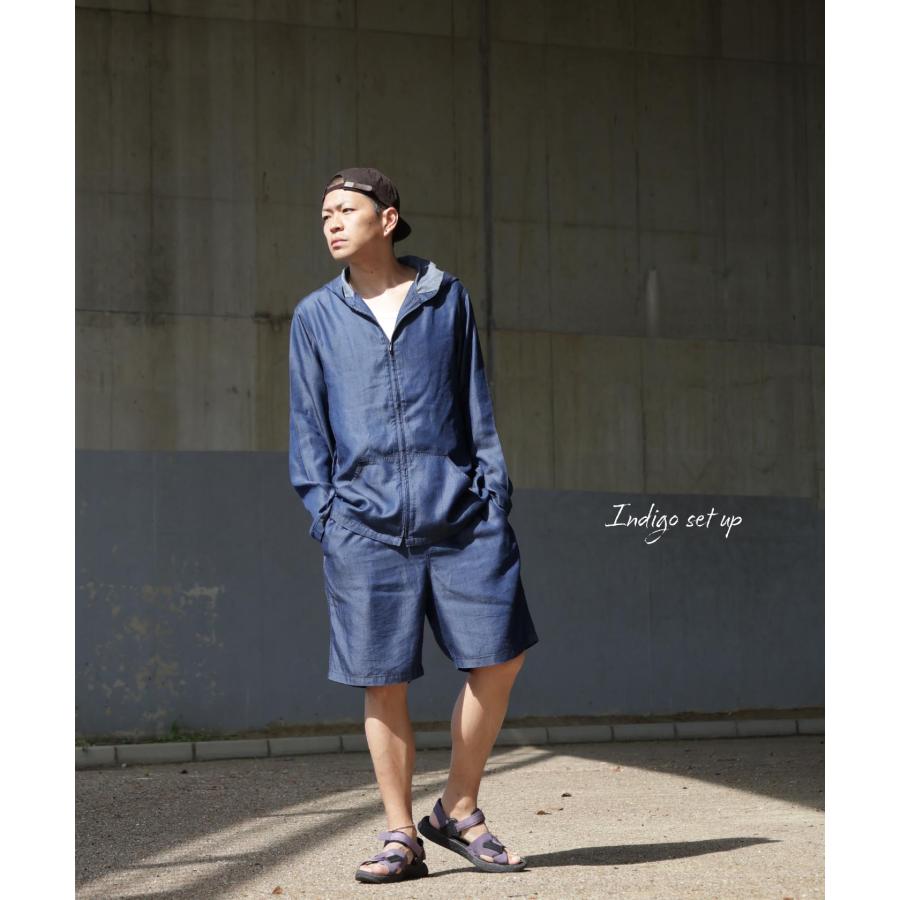 児島ジーンズ上下セットアップ テンセルセットアップ by LELAX | LELAX | | 児島ジーンズ・公式