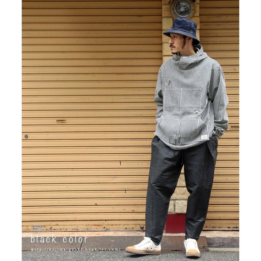 レラックス バルーンパンツ 【 児島ジーンズ 】 サルエル ワイド デニム ストレッチ インドア アウトドア キャンプ 自転車 無地 男性 女性 【 LX102 】 | 児島ジーンズ | 22