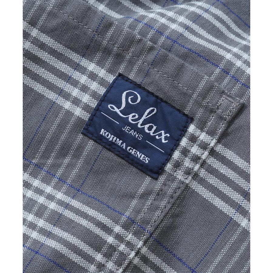 LELAX by 児島ジーンズ  バルーン パンツ チェック 2 メンズ サルエル バイク パンツ LX-110 | 児島ジーンズ | 22