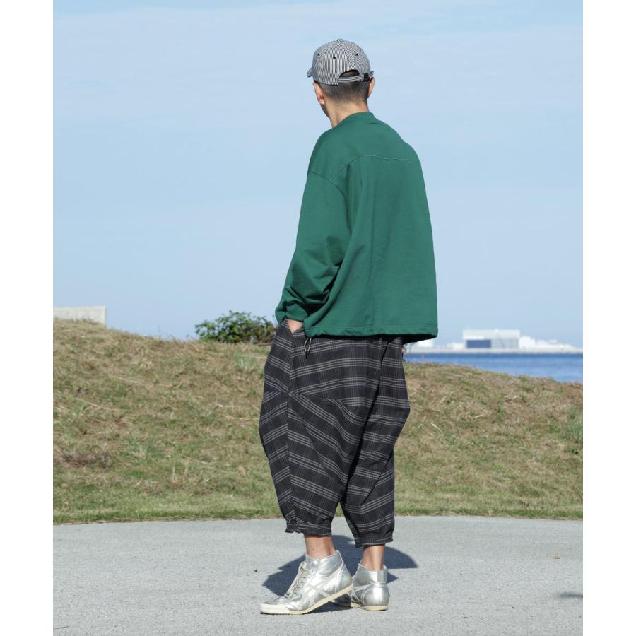 LELAX by 児島ジーンズ  バルーン パンツ チェック 2 メンズ サルエル バイク パンツ LX-110 | 児島ジーンズ | 19