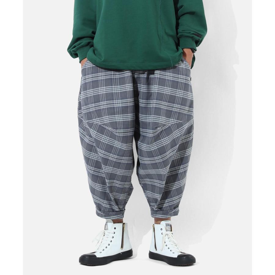 LELAX by 児島ジーンズ  バルーン パンツ チェック 2 メンズ サルエル バイク パンツ LX-110 | 児島ジーンズ | 05