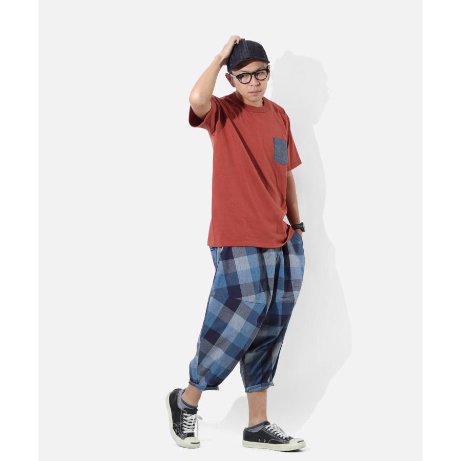 LELAX by 児島ジーンズ  バルーン パンツ インディゴ 2 メンズ サルエル バイク パンツ LX-111 | 児島ジーンズ | 12