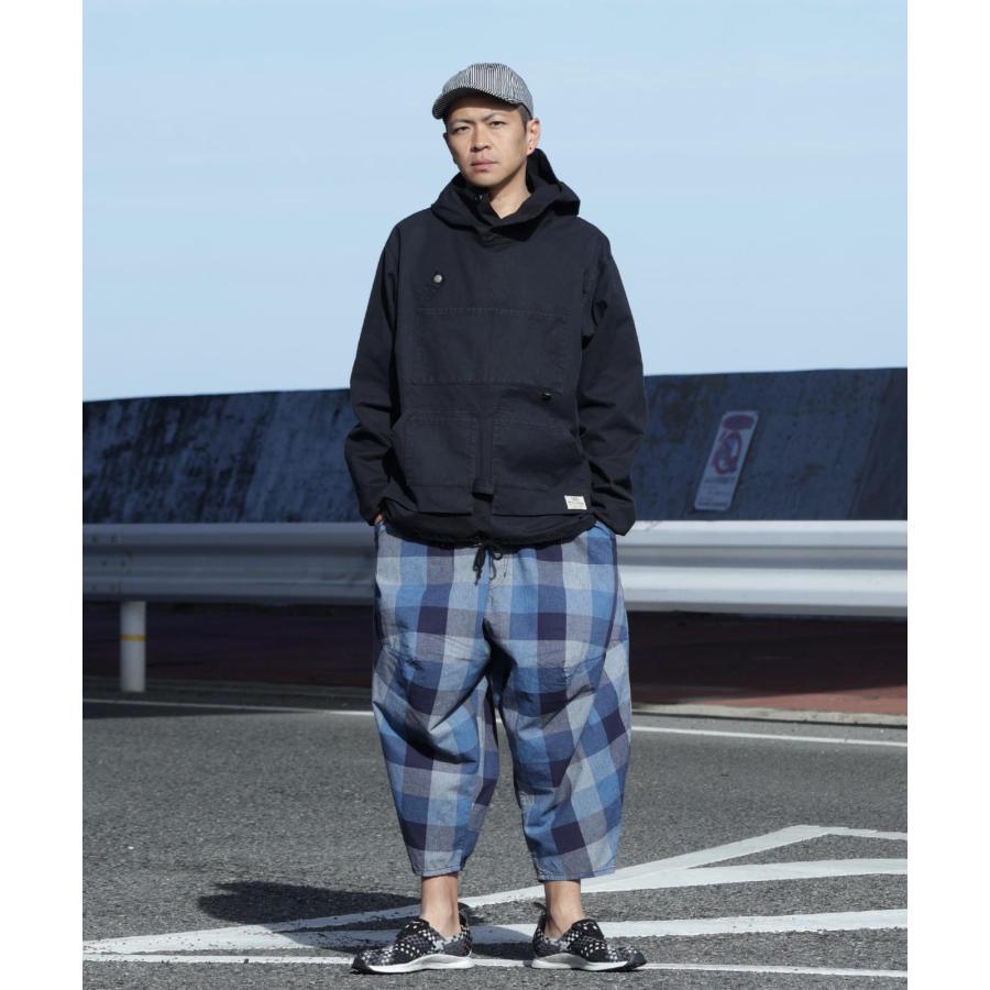 LELAX by 児島ジーンズ  バルーン パンツ インディゴ 2 メンズ サルエル バイク パンツ LX-111 | 児島ジーンズ | 14