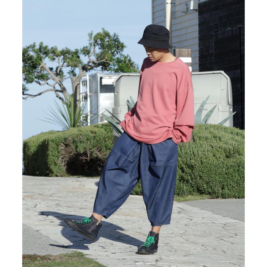 LELAX by 児島ジーンズ  バルーン パンツ インディゴ 2 メンズ サルエル バイク パンツ LX-111 | 児島ジーンズ | 16