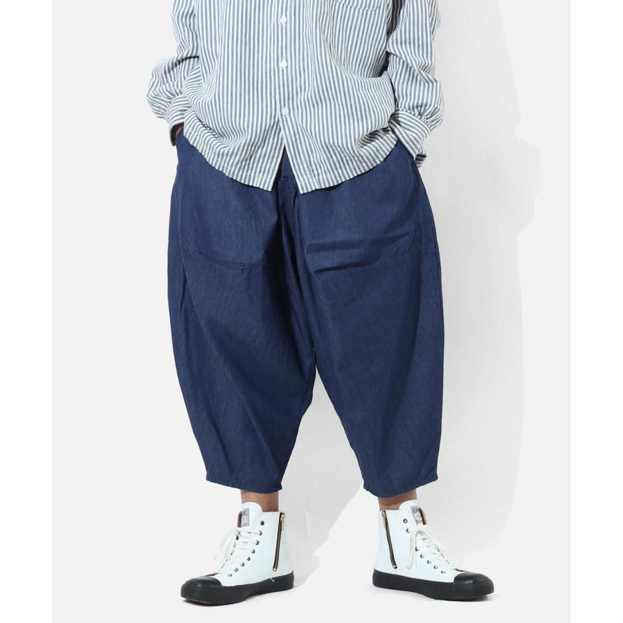 LELAX by 児島ジーンズ  バルーン パンツ インディゴ 2 メンズ サルエル バイク パンツ LX-111 | 児島ジーンズ | 04