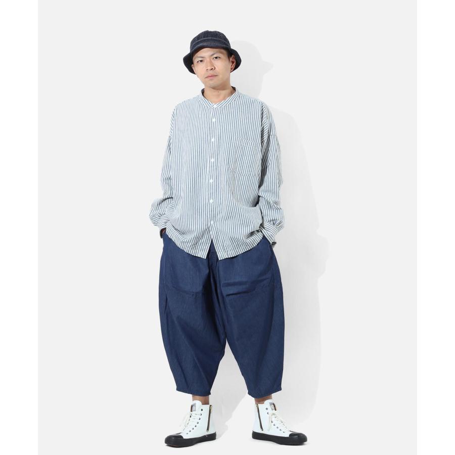 LELAX by 児島ジーンズ  バルーン パンツ インディゴ 2 メンズ サルエル バイク パンツ LX-111 | 児島ジーンズ | 05