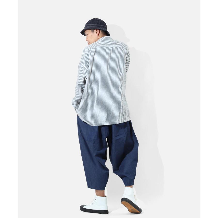 LELAX by 児島ジーンズ  バルーン パンツ インディゴ 2 メンズ サルエル バイク パンツ LX-111 | 児島ジーンズ | 08