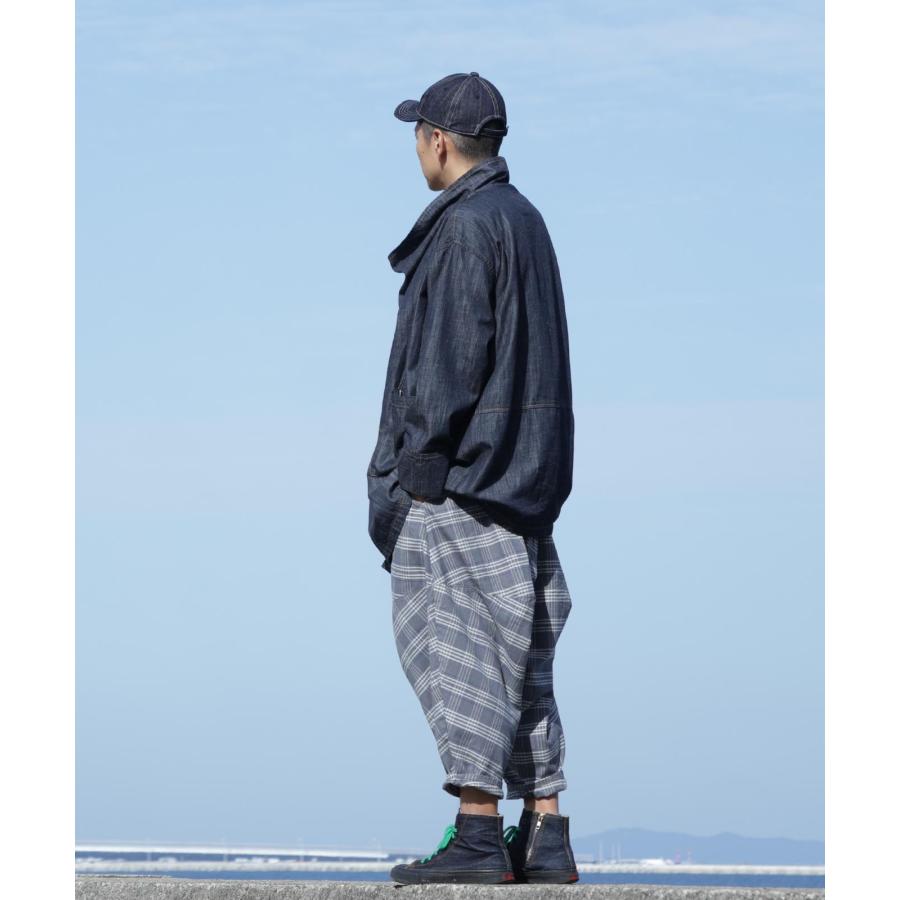 LELAX by 児島ジーンズ ドレープコート メンズ レディース ユニセックス デニム モード ゆったり 大きいサイズ lx213 | 児島ジーンズ | 17