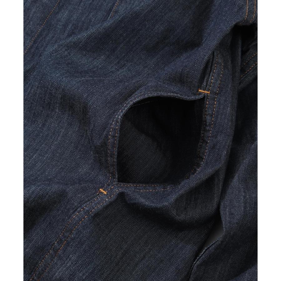 LELAX by 児島ジーンズ ビッグシルエット ノーカラーシャツ メンズ レディース ユニセックス シャツ 長袖 LX-214 | 児島ジーンズ | 18