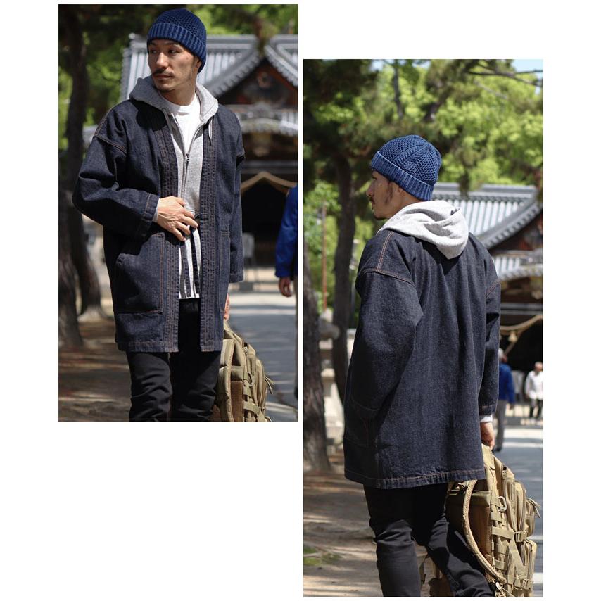 児島ジーンズ 半纏 ジャケット コート デニム半纏 | Tops,アウター | | 児島ジーンズ・公式サイト