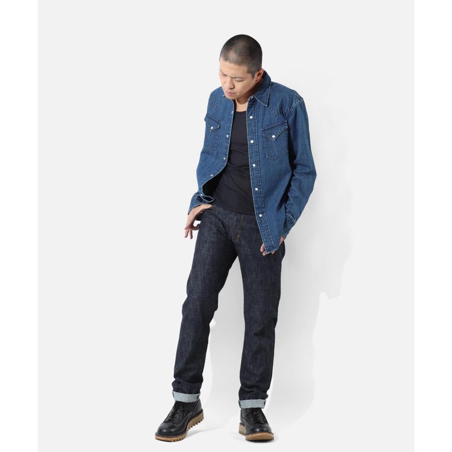 児島ジーンズ 公式通販 10oz ジンバブエ セルビッチ スリム デニム RNB-100S | 児島ジーンズ | 09