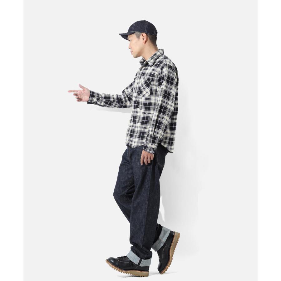 児島ジーンズ 公式通販 10oz ジンバブエ セルビッチ ワイド デニム RNB-100W | 児島ジーンズ | 09