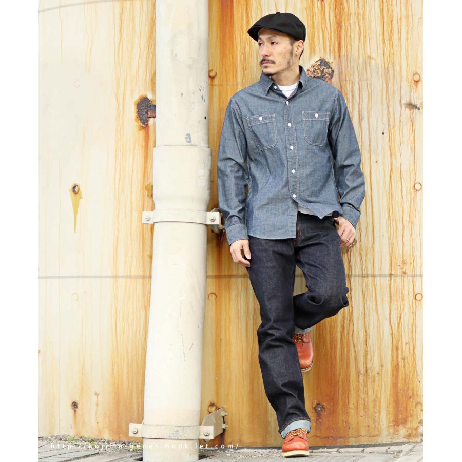 児島ジーンズ 15oz セルビッチ ストレートデニム -ジップフライ 児島ジーンズ 15oz セルビッチ ストレートデニム -ジップフライ