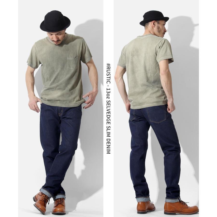 児島ジーンズ 公式通販 13oz セルビッチ スリム デニム ジップフライ