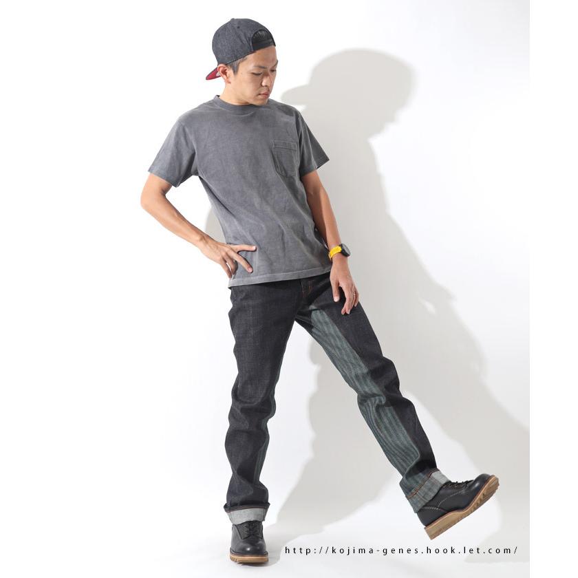 ヘリンボーン モンキーコンボ パンツ 【 児島ジーンズ 】 メンズ バイク キャンプ アウトドア 切り替え デニム ストライプ 男性 女性【 RNB1059H 】 | 児島ジーンズ | 12