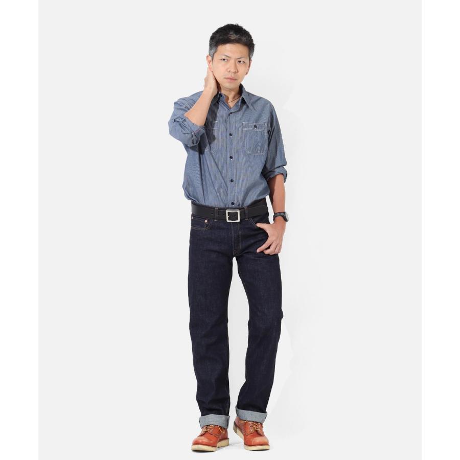 児島ジーンズ 公式通販 14oz セルビッチ ストレートデニム ボタンフライ RNB-106 | 児島ジーンズ | 06