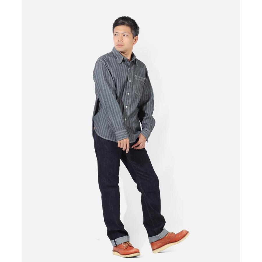 児島ジーンズ 公式通販 14oz セルビッチ ストレートデニム ボタンフライ RNB-106 | 児島ジーンズ | 08