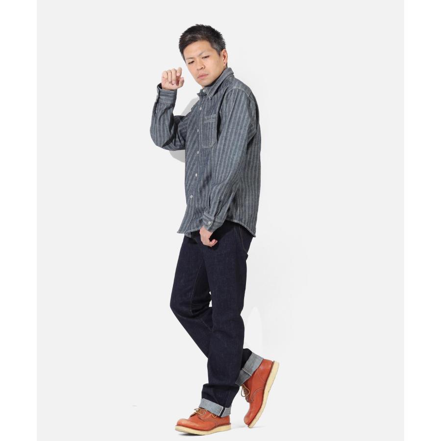 児島ジーンズ 公式通販 14oz セルビッチ ストレートデニム ボタンフライ RNB-106 | 児島ジーンズ | 09